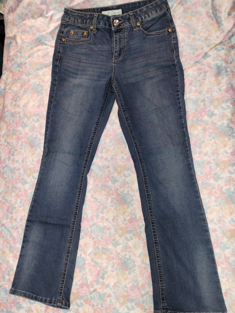 Denim&Co Women’s Medium Dark Blue Bootcut Jeans